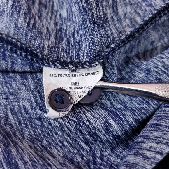 State Liberty Mens Medium Athletic Fit Performance Tech 4 Way Stretch Polo Shirt - Picture 11 of 14